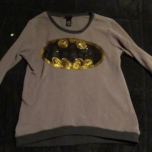 Sequin Batman sweater